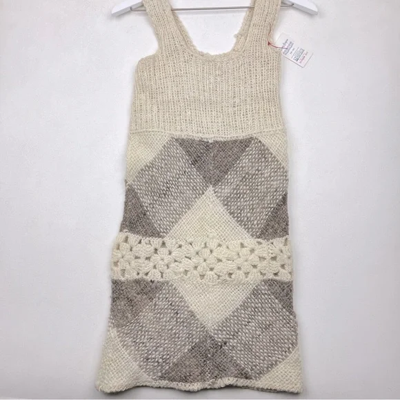 cream overall dress Vesper Overall Dress  FM2050